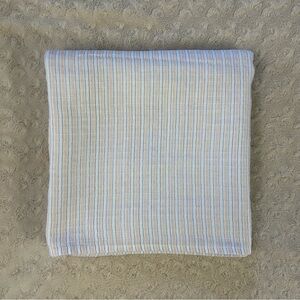 Ideal Baby by Aden + Anais Stripes Swaddle Blanket Pale Light Pink Blue White